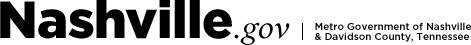 NASHVILLE.gov - Metro Government of Nashville & Davidson County, Tennessee (Print logo)